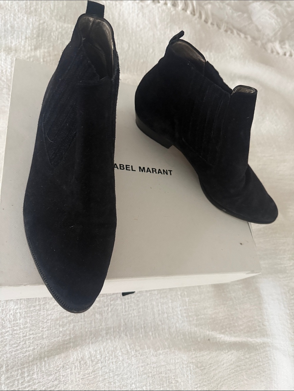 Isabel Marant Black Suede boots